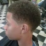 young man hair cut